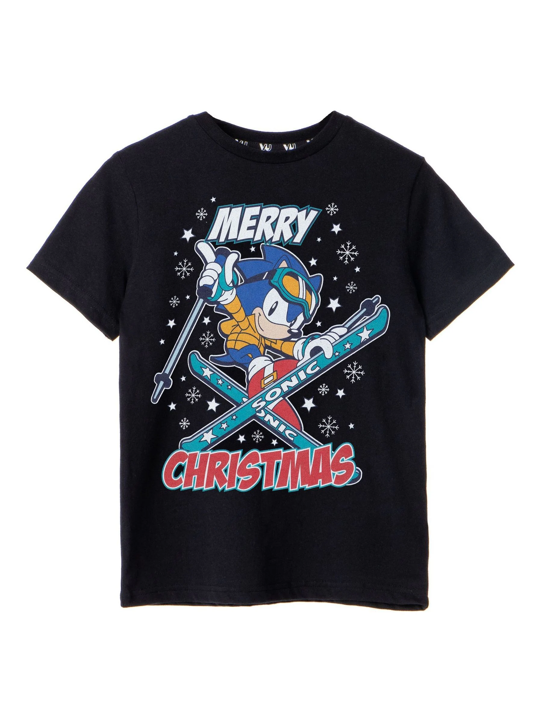 Black Sonic - Vanilla Underground kerstshirt voor jongens van 100% katoen