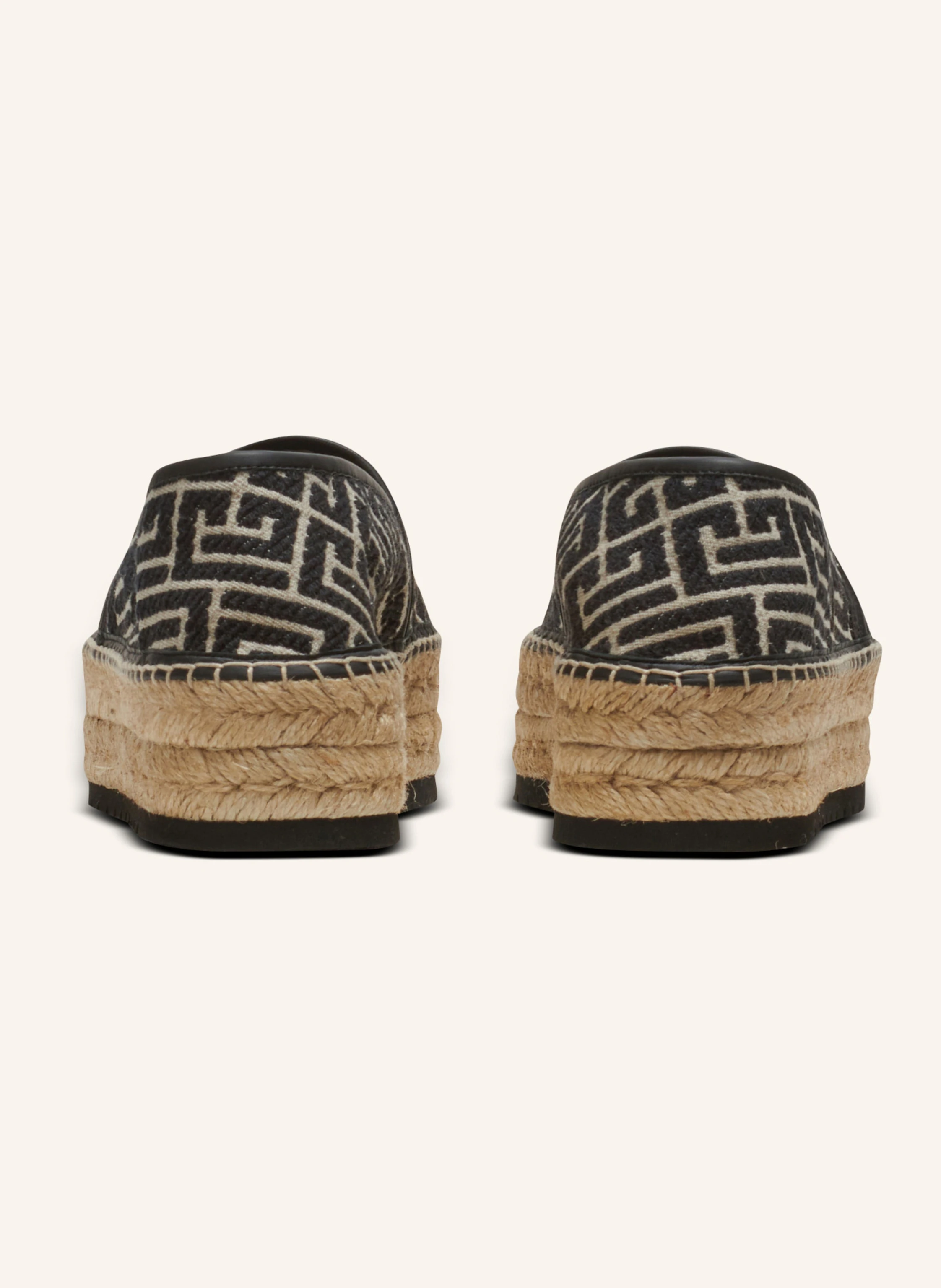 BALMAIN Espadrilles Alex mit Jacquard-Monogramm