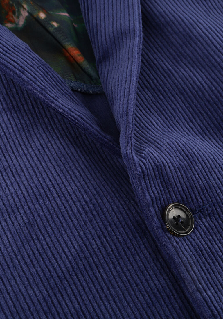SCOTCH & SODA blauwe scotch & soda colbert regular fit unconstructed corduroy blazer