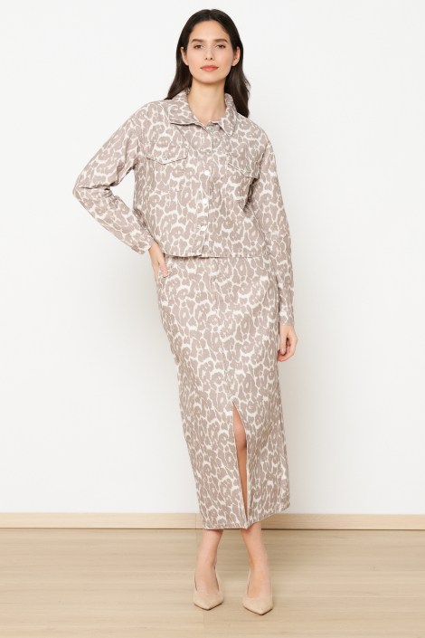 LolaLiza taupe dames vest