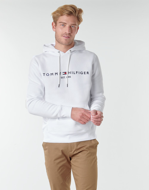 Tommy Hilfiger - TOMMY LOGO HOODY - Blanc
