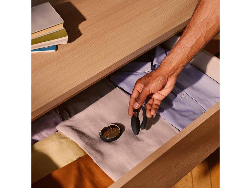 Lelo Paarvibrator Tiani Duo schwarz Hochwertiges Sextoy zur gleichzeitigen Stimulierung des G-Punkts, der Klitoris und des Penis