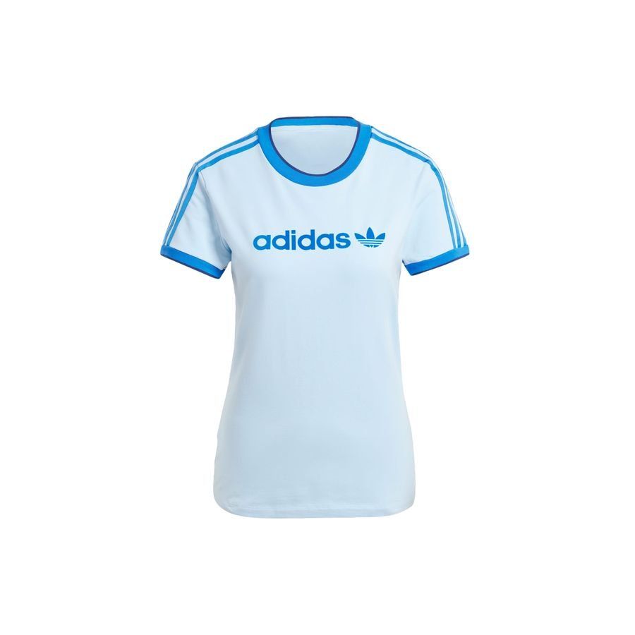 Adidas Original T-shirt 3 bandes coupe slim badge graphique