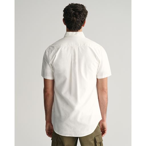 GANT Regular Fit Oxford Skjorte, White, L