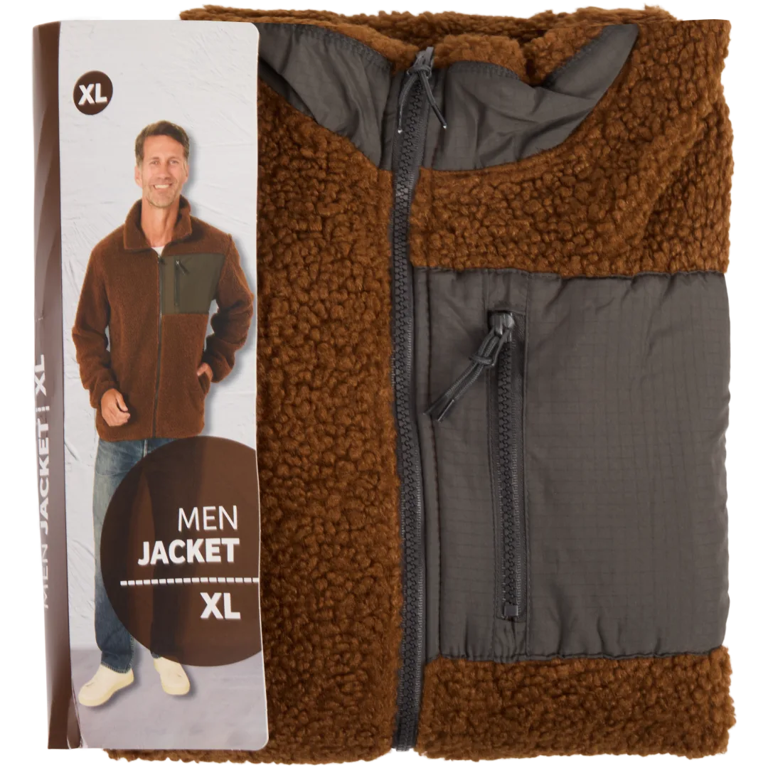 Veste polaire en teddy