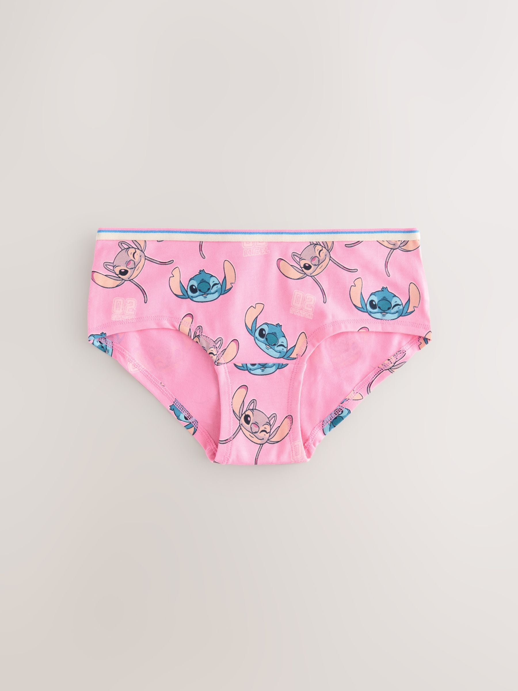 Roze/blauw - Lilo and Stitch Hipsters 5 stuks (2-16jaar)