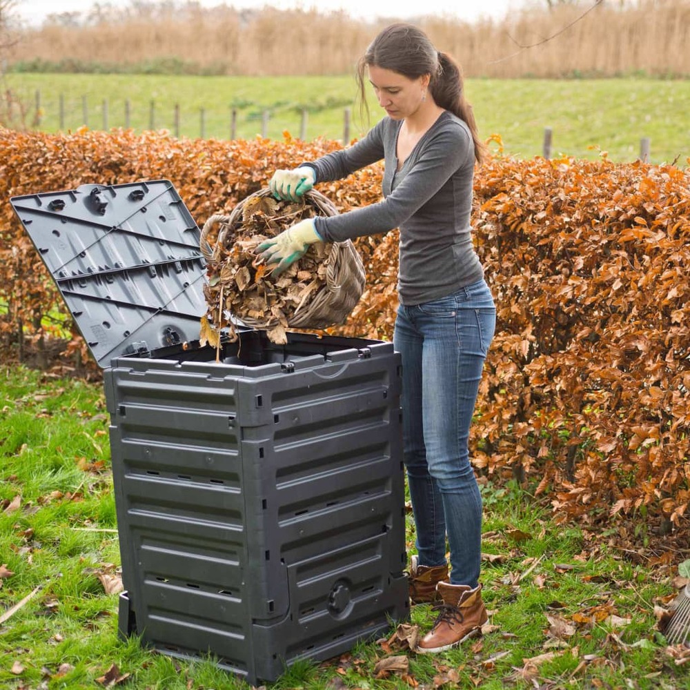 Bac à compost 300 l noir