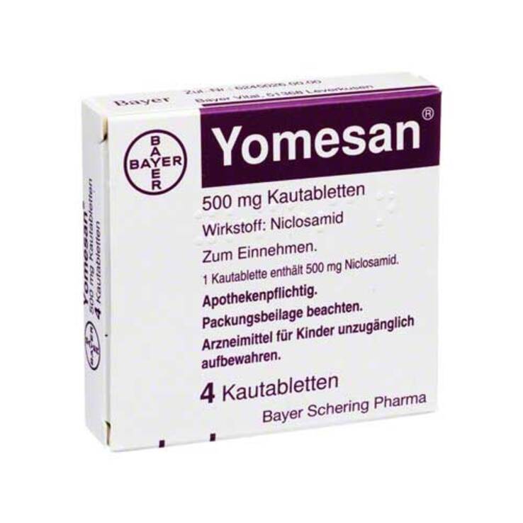 Yomesan 500 mg Kautabletten, 4 St
