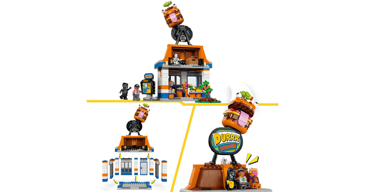 LEGOFortnite - Durrr Burger restaurant Constructiespeelgoed  (77076)