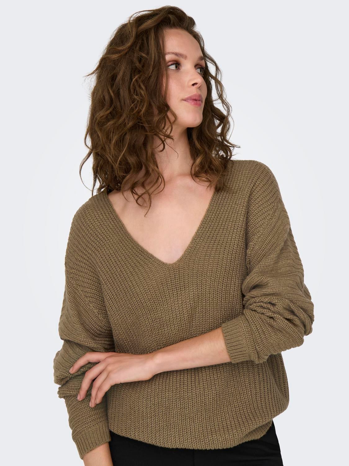 JDYJUSTY Strickpullover Malt Ball