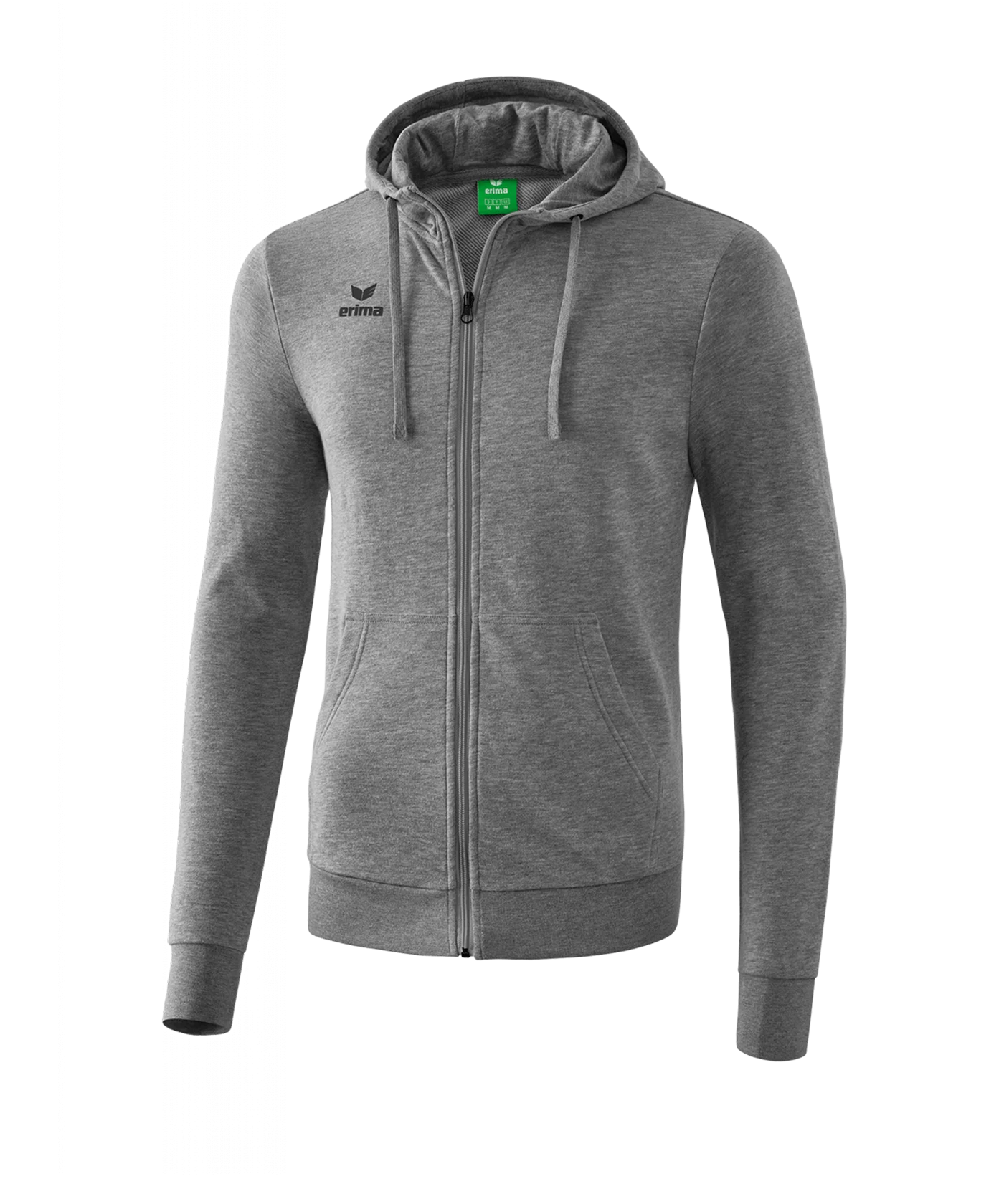 Erima Basic Kapuzenjacke Kids Grau