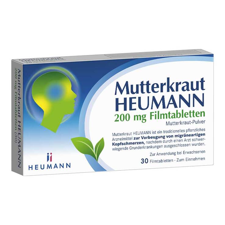Mutterkraut Heumann 200 mg Filmtabletten, 30 St