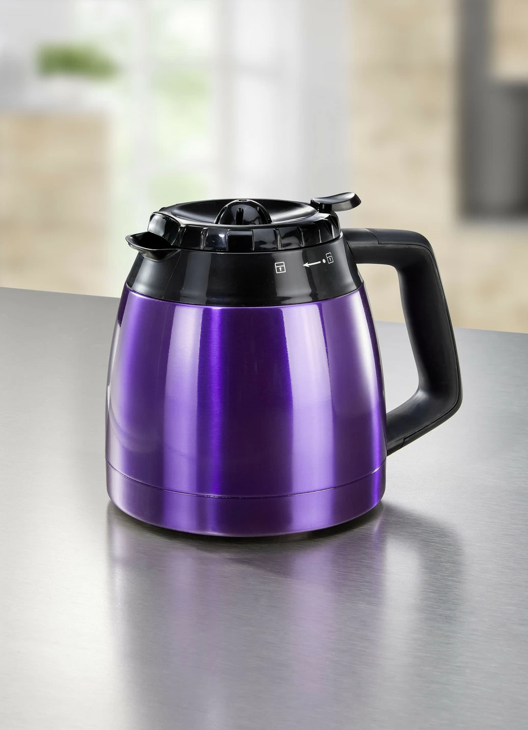 Beem Fresh-Aroma-Perfect III Duo Kaffeemaschine mit Glas- und Thermokanne