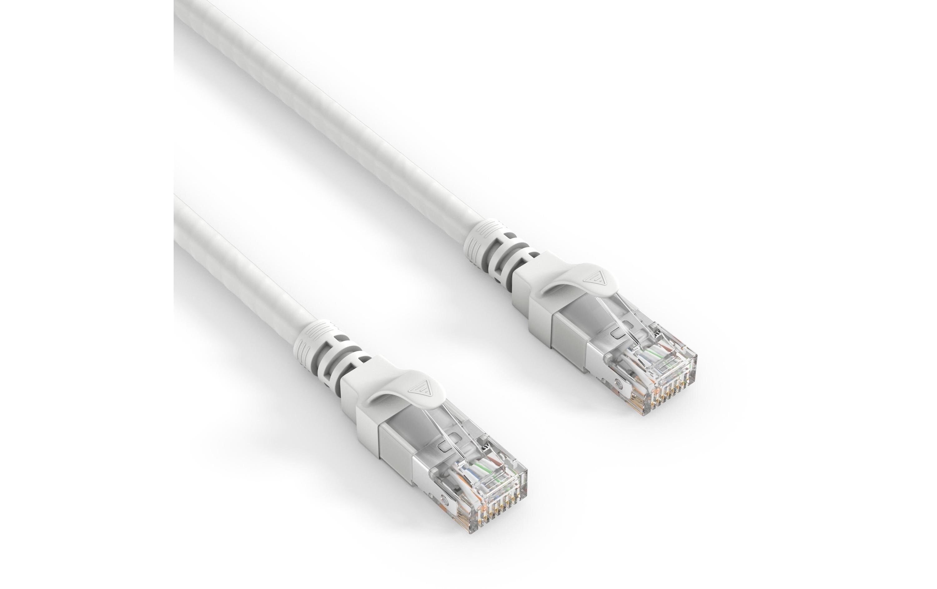 Patchkabel Cat 6A, S/FTP, 60 m, GrauPremium Cat.6a Patchkabel, RJ45, S/FTP, LSZH – 60.00m, Grau