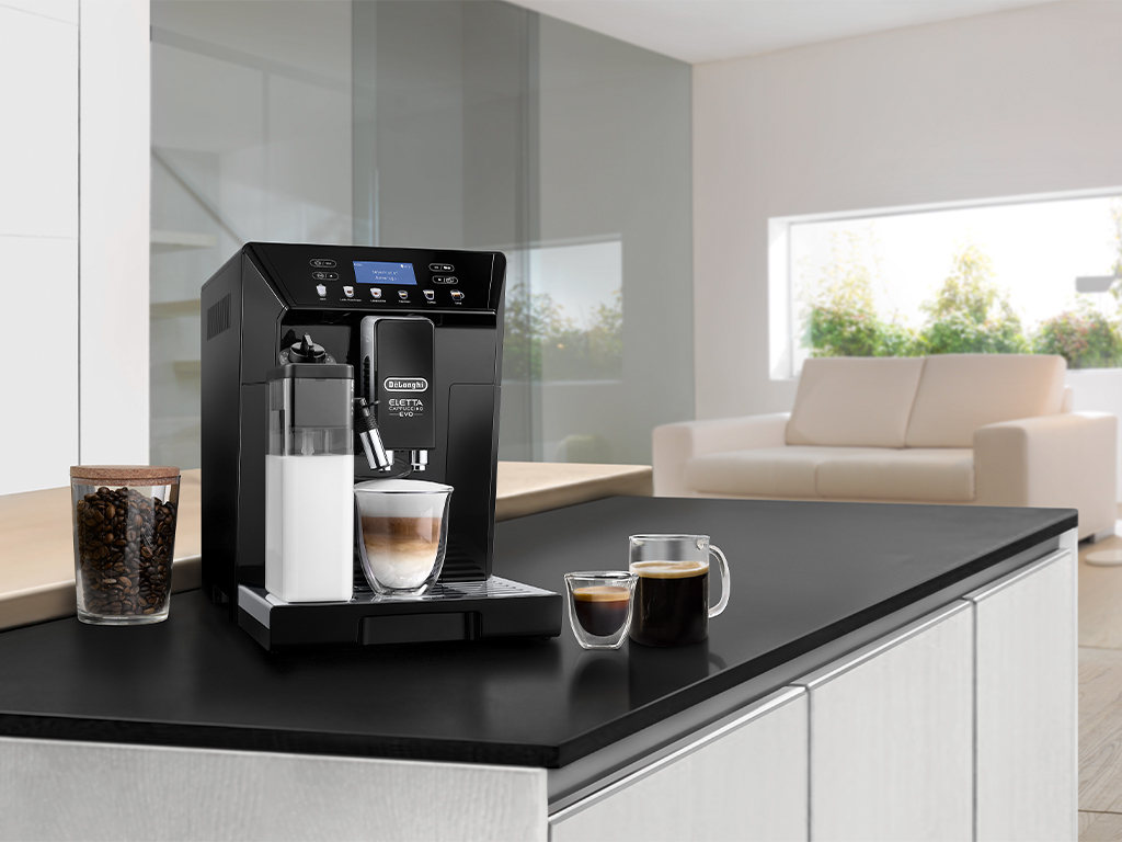 MÁQUINA DE CAFÉ EXPRESSO AUTOMÁTICA DELONGHI ECAM46.860.B ELETTA CAPPUCCINO EVO