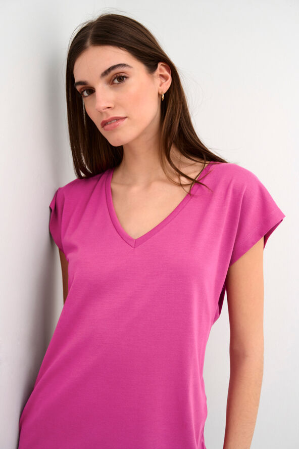 Kaffe KAlise T-Shirt Festival fuchsia