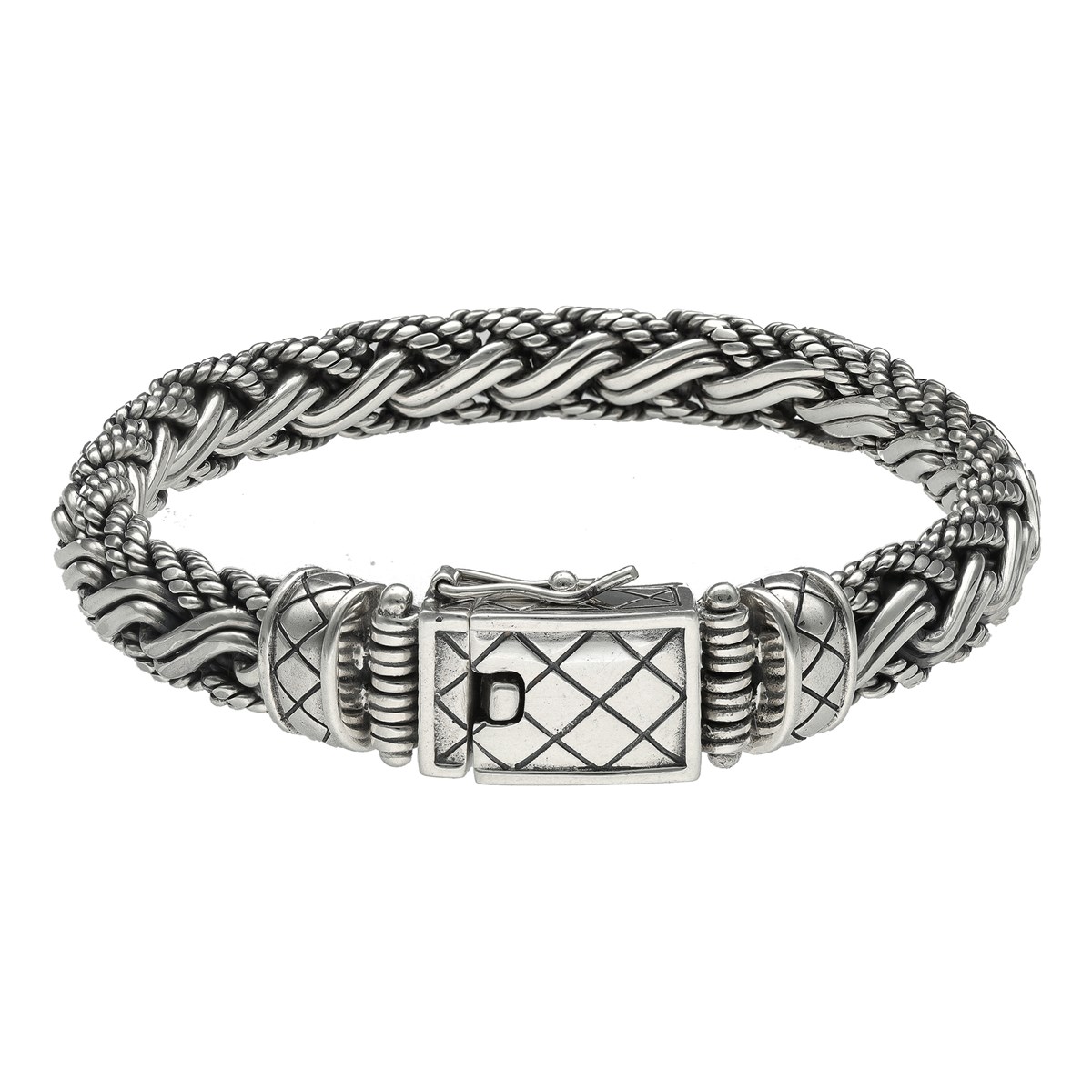 Bracelet Homme Argent Torsade