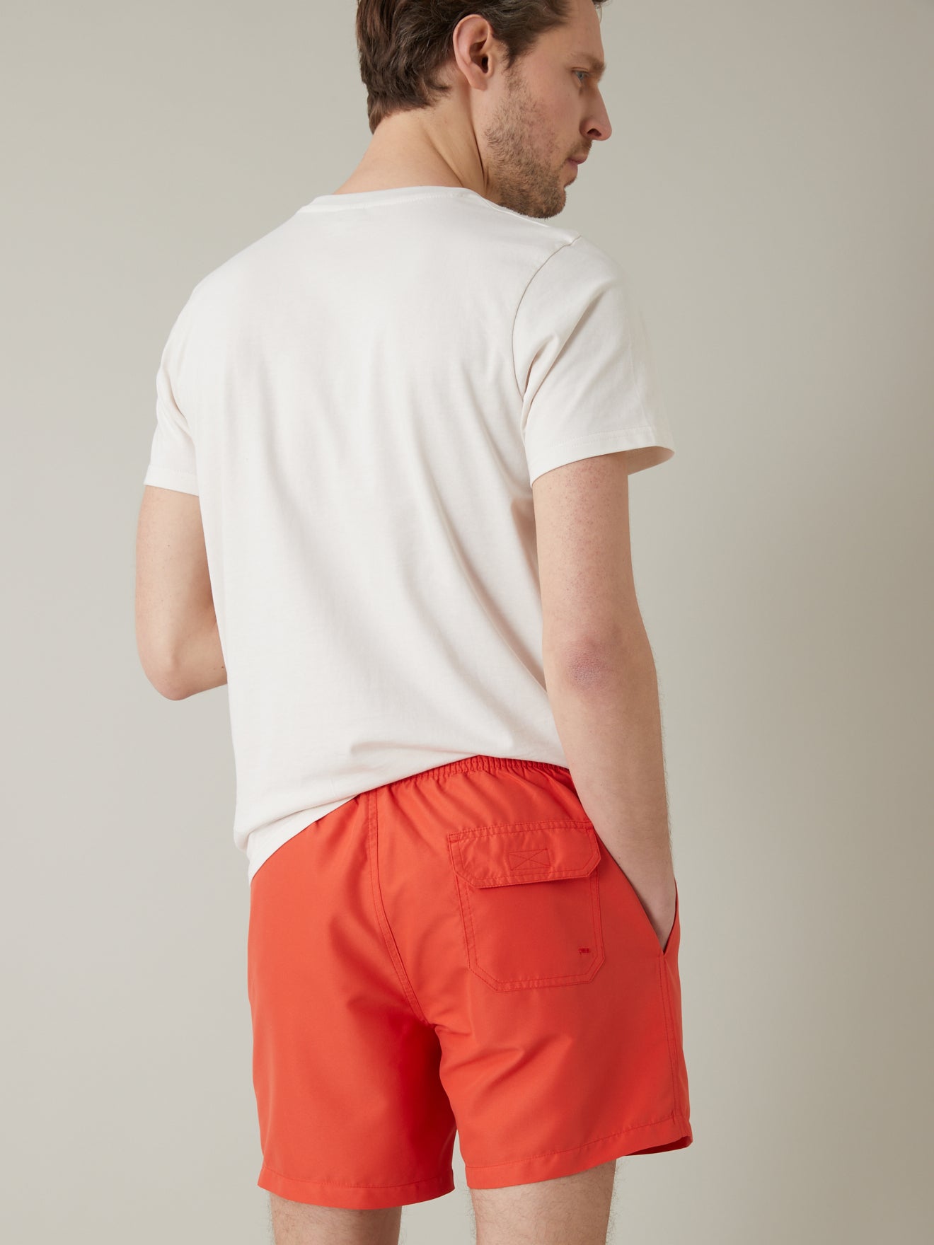 Short de bain uni homme fibre recyclée
