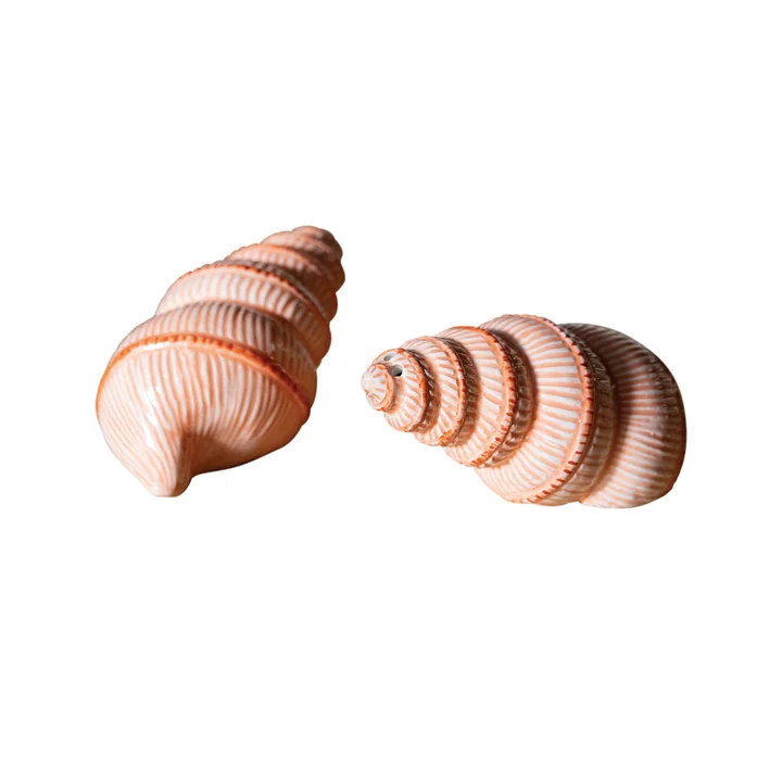 &klevering - Salz- und Pfefferstreuer, Shell, orange