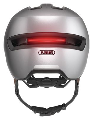 Casque Abus HUD-Y Argent Gleam