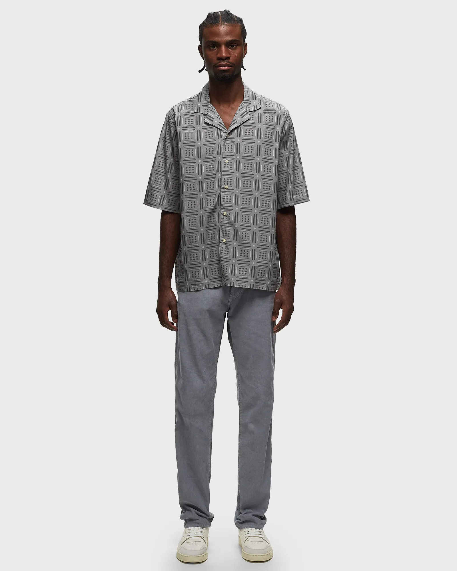 Officine Générale EREN SS ITL CLY CO GEOME PRINT SHIRT