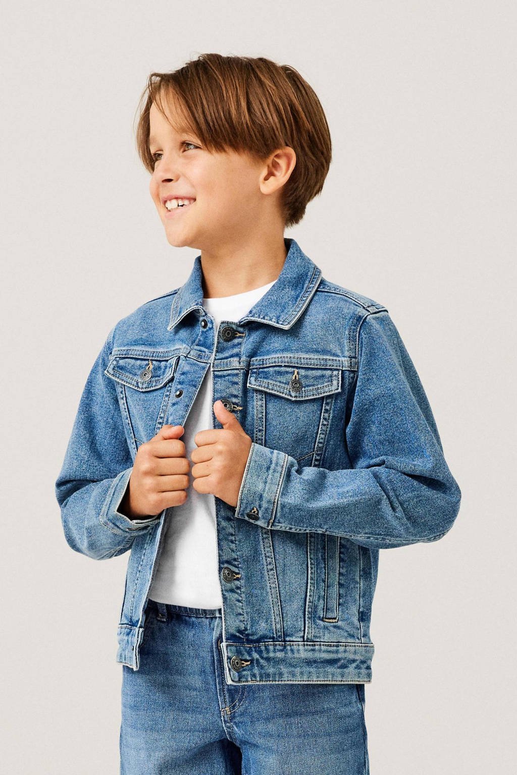 NAME IT spijkerjas NKMJACK medium blue denim