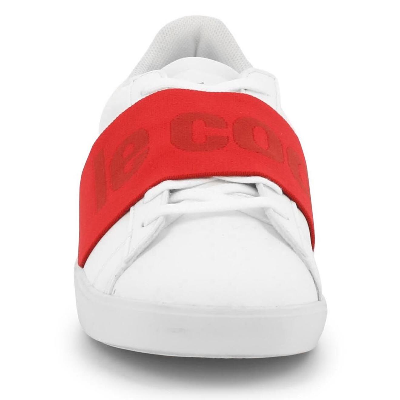 Le Coq Sportif Baskets Agate Big Logo blanc/rouge