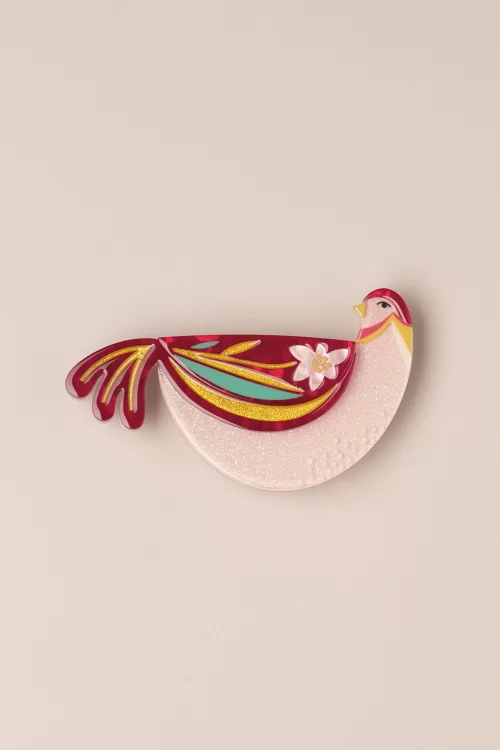 Erstwilder Partridge Perfection broche
