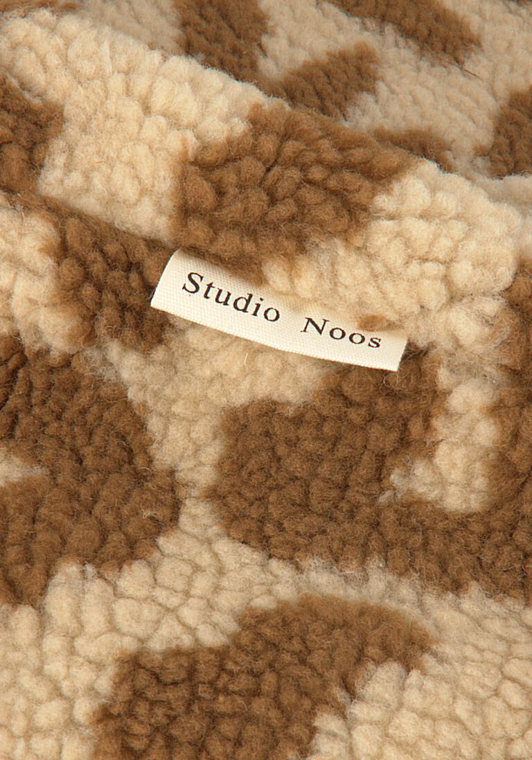 STUDIO NOOS beige studio noos shopper teddy leopard mom-bag