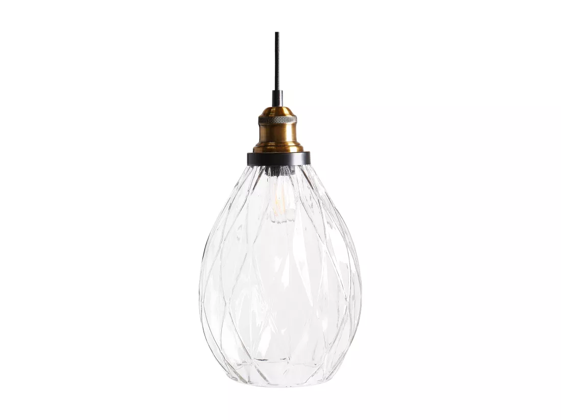 Lampe suspension COOSA Verre Transparent