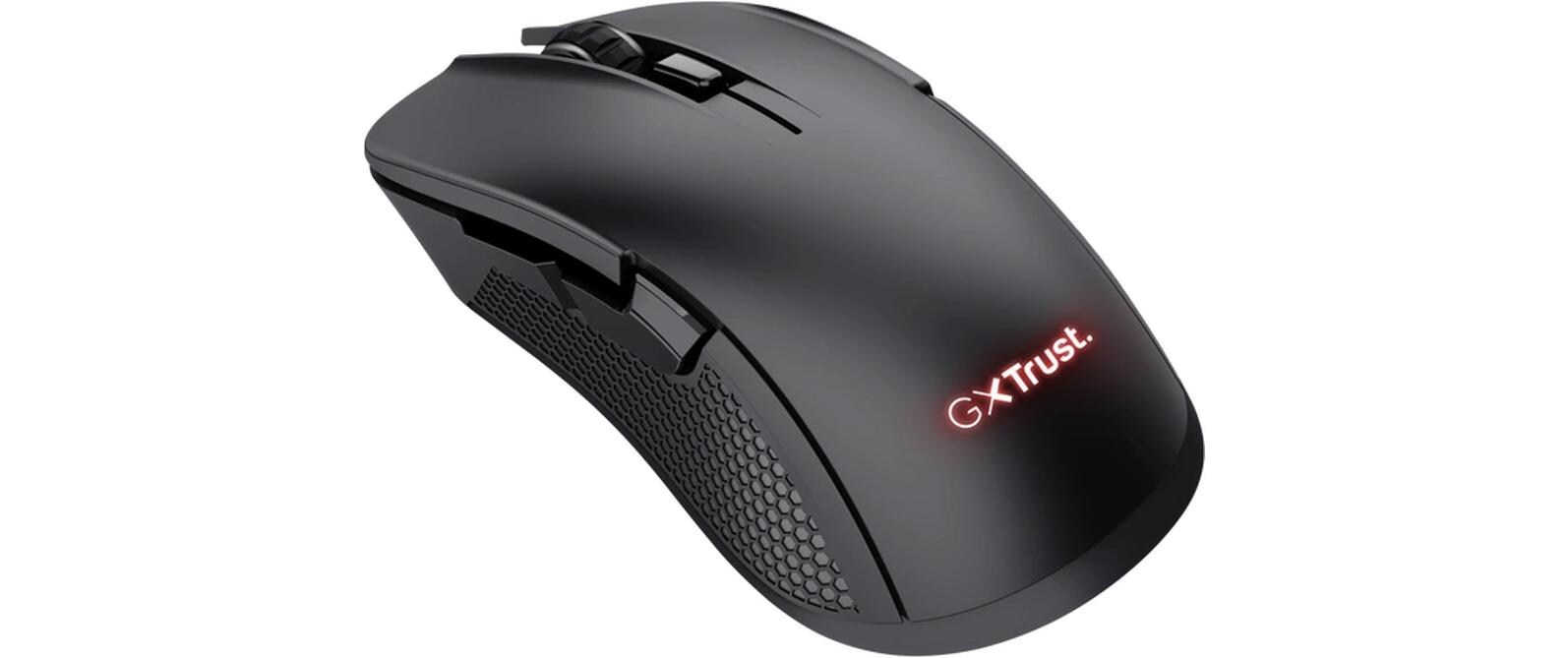 Gaming-Maus GXT923 Ybar SchwarzKabellose Gaming-Maus mit RGB-Beleuchtung und 50 Stunden Akkubetriebsdauer