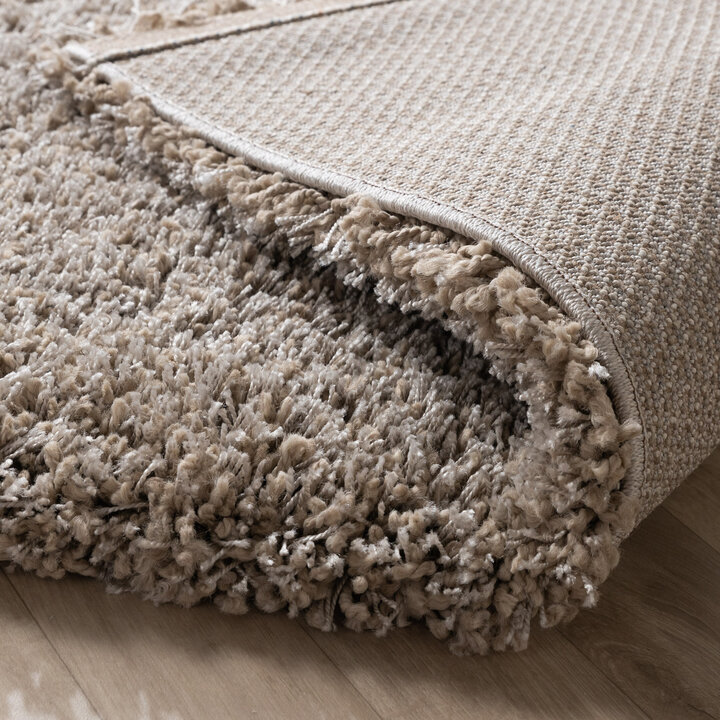 Luxe hoogpolig vloerkleed - Yves Taupe