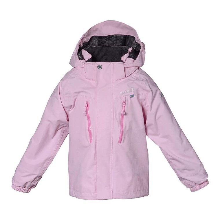 Isbjörn Storm Hard Shell Jacket Kids Frostpink