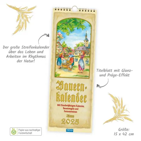 Trötsch Streifenkalender 