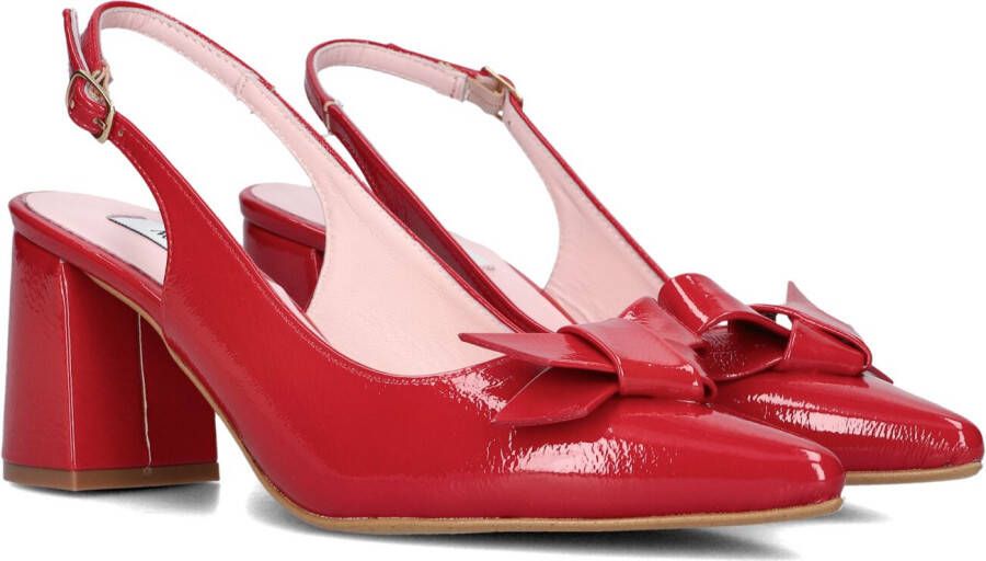 Notre-v Rode Slingback Hakken Stijlvol Model