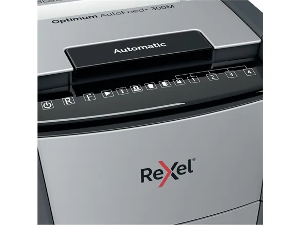 Makulator Rexel Optimum AutoFeed  300M mikromakulering 2x15 mm (P-5)