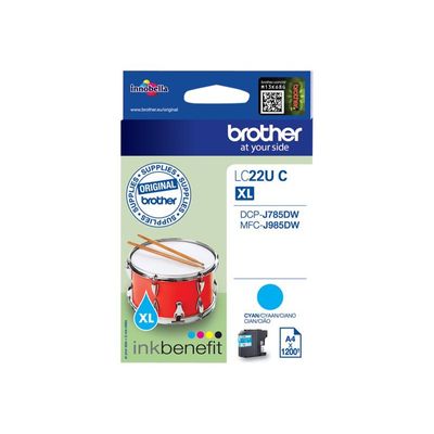 Brother LC22U - cyan - cartouche d'encre originale