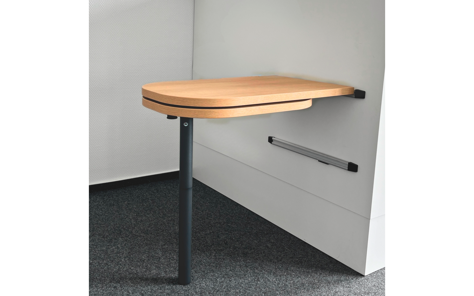 VierTec Tisch-Komplettsystem mit Tischplatte / Ausdrehplatte und Tischgestell