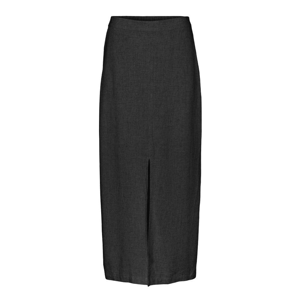 Vero Moda Jupe Longue Noir Femme Vero Moda Ankle Linen