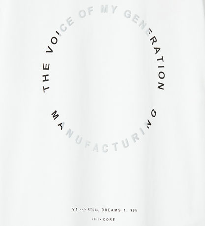 Name It T-shirt - NkmRort - Bright White