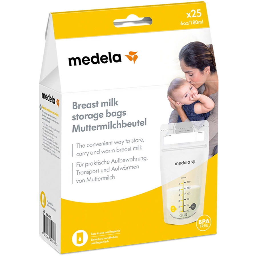 Medela Muttermilchbeutel 180 ml 25 Stück