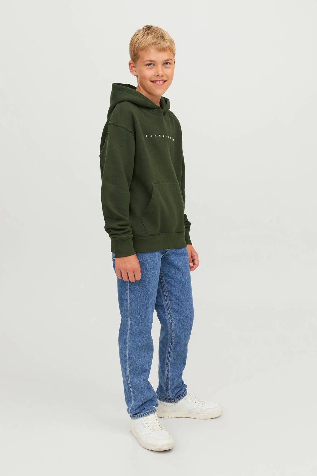 JACK & JONES regular fit jeans JJICLARK JJORIGINAL blue denim