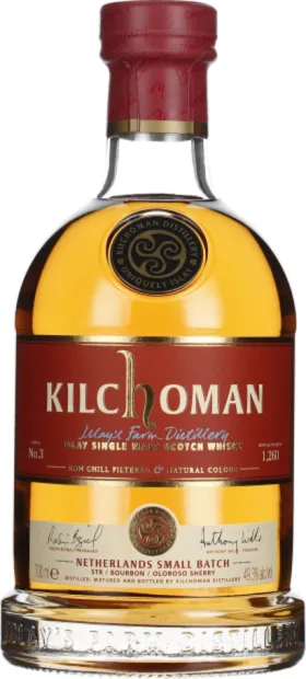 KILCHOMAN THE NETHERLANDS SMALL BATCH NO.3 70CL