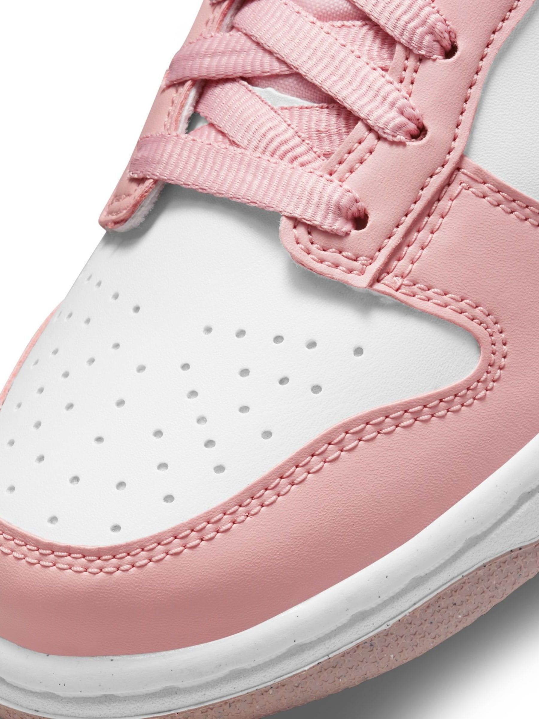 Wit/vaalroze - Nike Dunk Low jeugdsneakers
