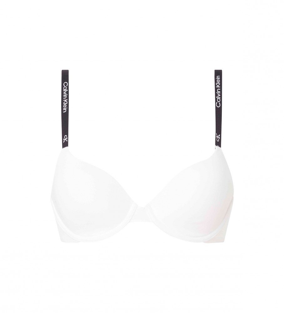 Sutiã Calvin Klein com forro leve, branco