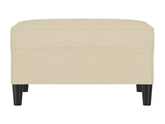 Repose-pied Crème 70x55x41 cm Tissu