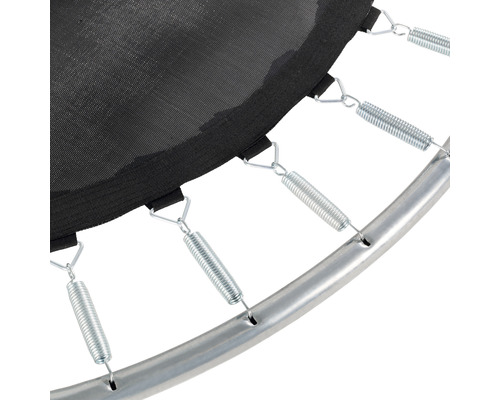 EXIT Silhouette Ground trampoline met veiligheidsnet, Ø 244 cm, roze