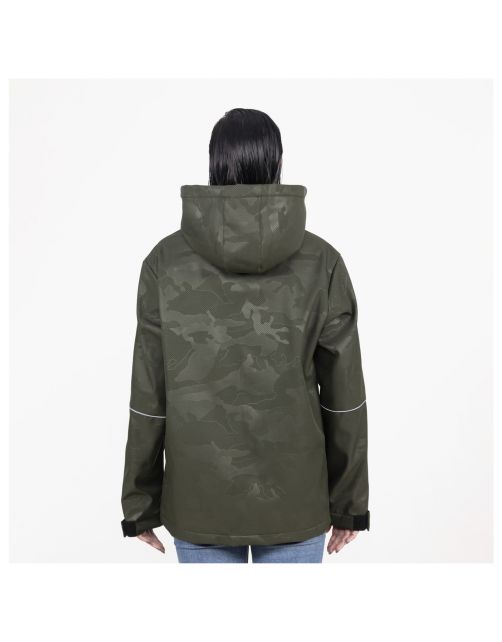 Lindo Regenjas Softshell - Vrijetijdskleding - Groen Xs