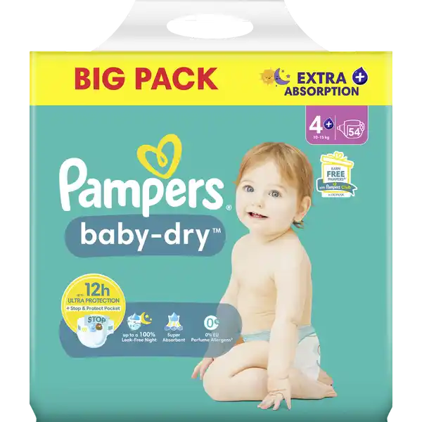baby-dry Windeln Gr.4+ (10-15kg) Big Pack