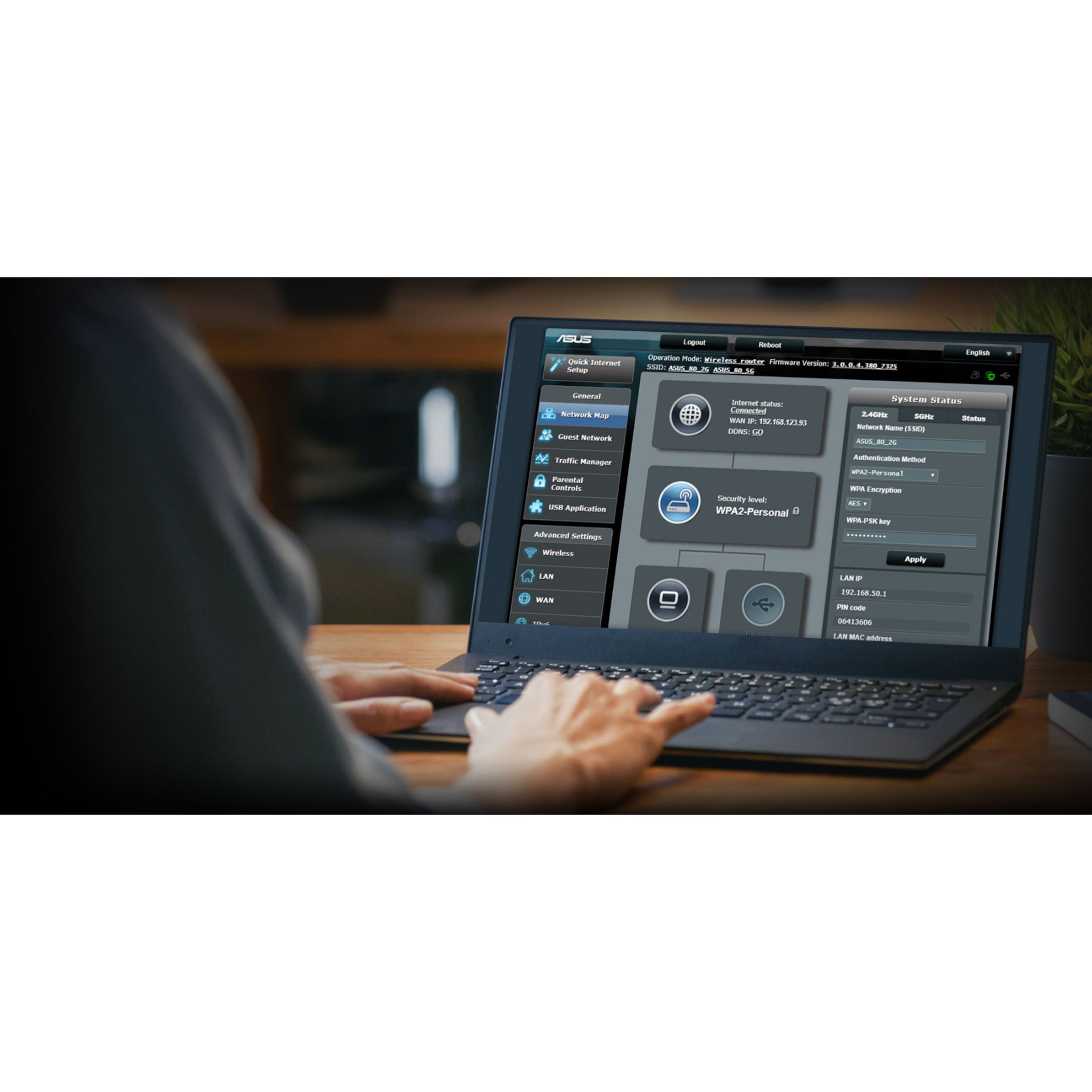 Asus RT-AX53U Trådløs ruter AX1800